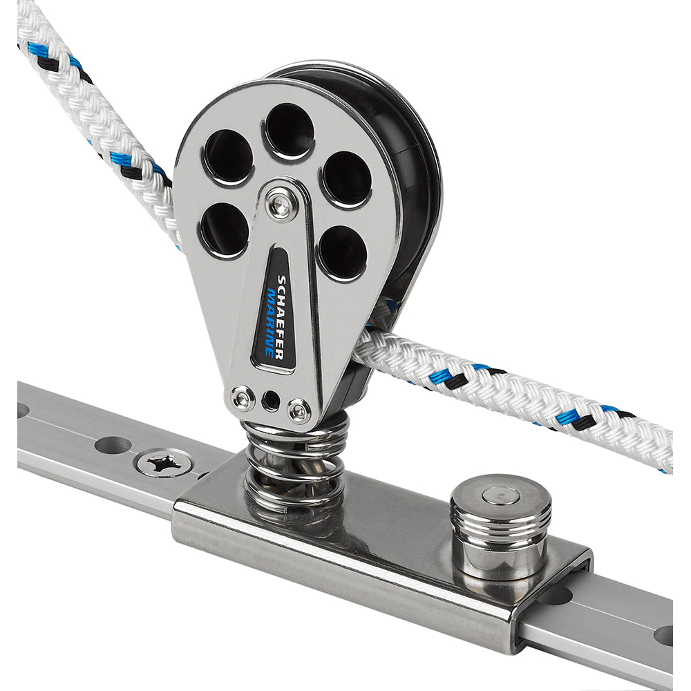 Schaefer con resorte/corredera forrada/acero inoxidable f/1-1/4" T-Track [705-92]
