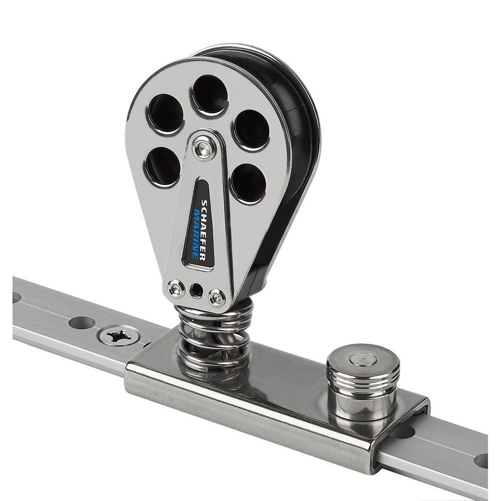 Schaefer con resorte/corredera forrada/acero inoxidable f/1-1/4" T-Track [705-92]