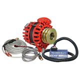 Balmar Alternator 1-2" Single Foot Dual V Pulley Regulator &amp; Temp Sensor - 170A Kit - 12V - XT-SF-170-DV-KIT