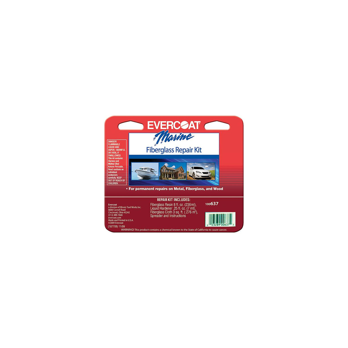 Evercoat 100637 Fiberglass Repair Kit Marine Boat - official Evercoat product image 2