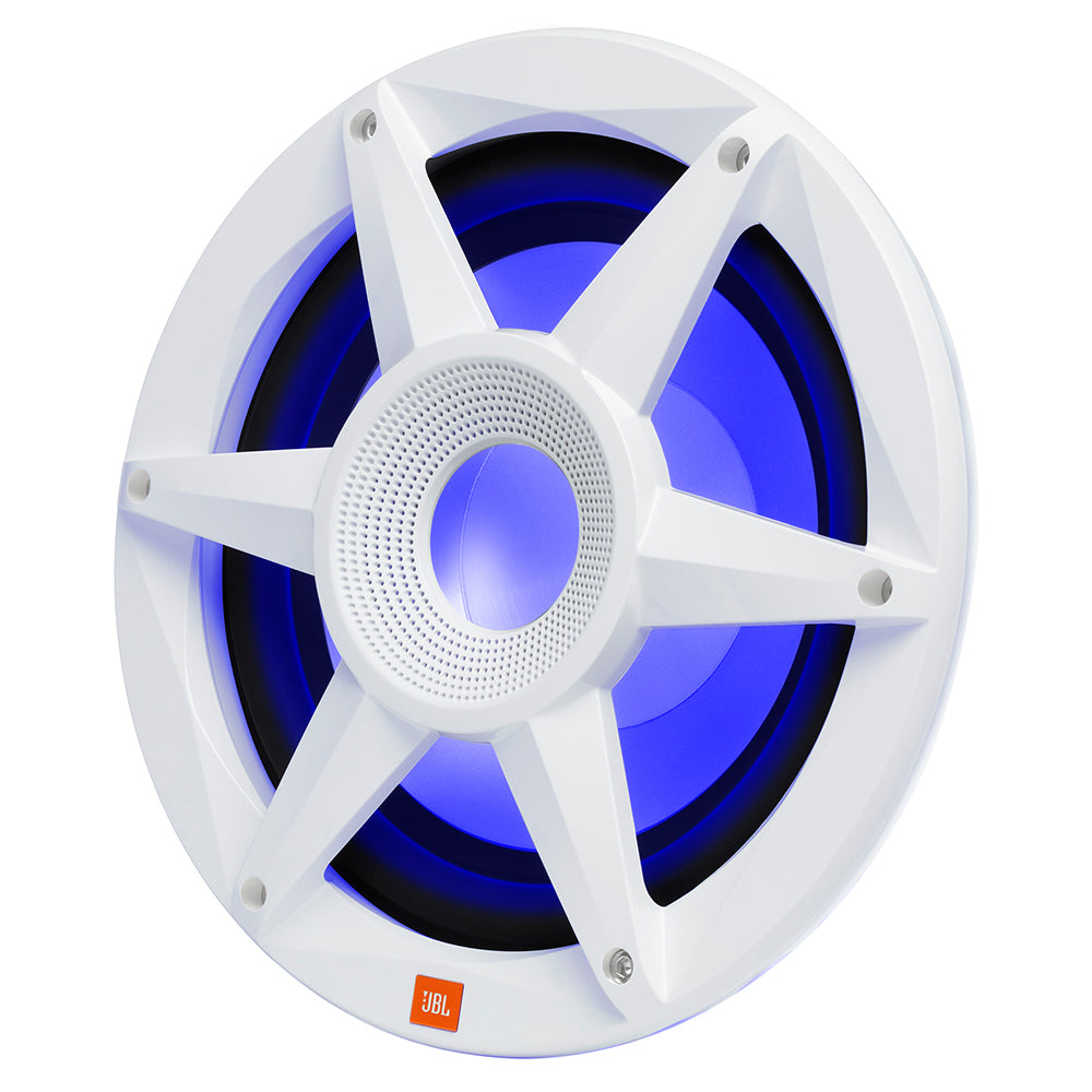 JBL Subwoofer pasivo RGB marino de 10" - Serie White Stadium [STADIUMMW1000AM]