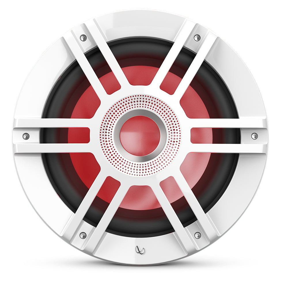 Altavoces marinos Infinity de 10" RGB serie Kappa - Blanco [KAPPA1010M]