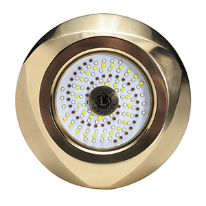 Lumitec SeaBlaze Typhoon Underwater Bronze Thru-Hull LED Light - White/Blue - 101448