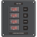Blue Sea Systems Blue Sea 4320 Circuit Breaker Switch Panel 4 Position - Gray