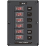 Blue Sea Systems Blue Sea 4322 Circuit Breaker Switch Panel 6 Position - Gray