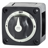 Blue Sea Systems Blue Sea 6008200 m-Series Selector 3 Position Battery Switch - Black