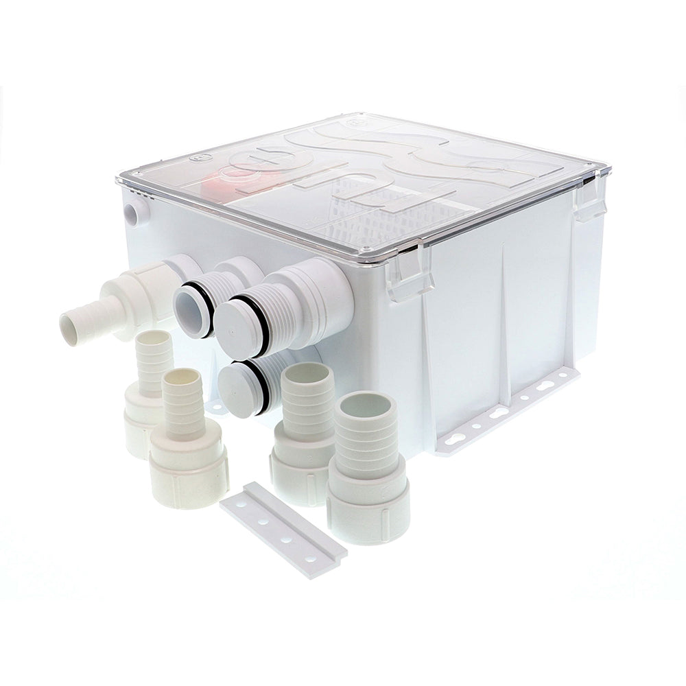 Caja de drenaje para ducha Rule con bomba de 800 GPH - 12 V [98B]