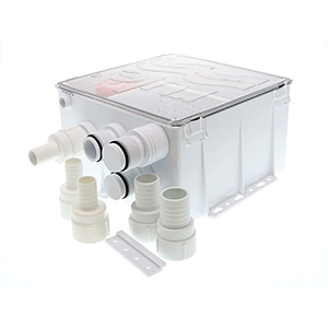 Rule Shower Drain Box w/800 GPH Pump - 24V - 98B-24