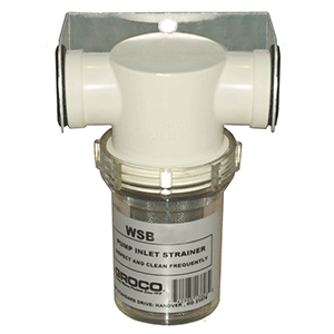 GROCO 1" Fresh Water Strainer w/Plastic Basket - WSB-1000-P