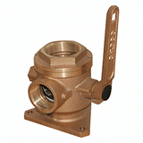 GROCO 2" Safety Seacock w/1-1/2" Side Port - SBV-2000-P