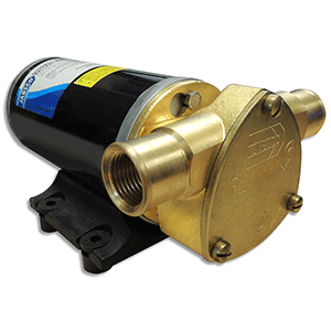 Jabsco Ballast King Bronze DC Pump w/o Switch - 15 GPM - 22610-9007