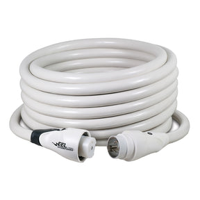Marinco EEL 50A White Cordset - 125/250V - 50' - CS504-50W
