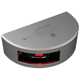 Lopolight Series 301-002 - Port Sidelight - 2NM - Vertical Mount - Red - Silver Housing