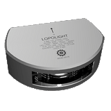 Lopolight Series 301-006 - Stern Light - 2NM - Vertical Mount - White - Silver Housing