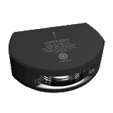 Lopolight Series 301-006 - Stern Light - 2NM - Vertical Mount - White - Black Housing - 301-006-B