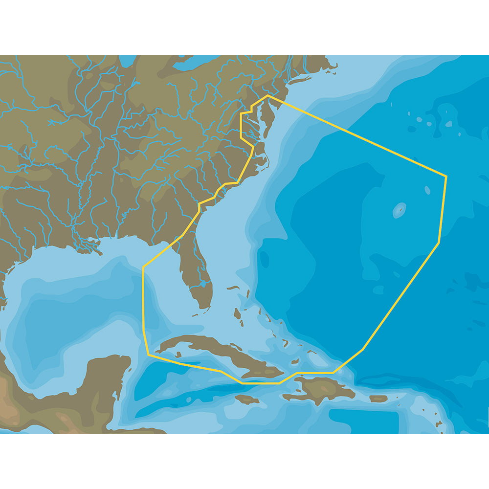 C-MAP 4D NA-D063 Chesapeake Bay to Cuba - microSD/SD [M-NA-D063-MS]