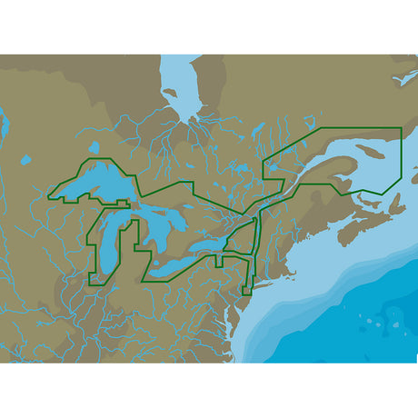C-MAP 4D NA-D061 Great Lakes &amp; St Lawrence Seaway -microSD&trade;/SD&trade; - M-NA-D061-MS