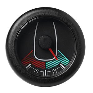 Veratron 52MM (2-1/16") OceanLink Rudder Angle Gauge - Left/Right - Black Dial &amp; Bezel - A2C1066080001