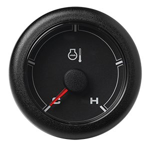 Veratron 52MM (2-1/16") OceanLink Coolant Temperature Gauge (250&deg;F) - Black Dial &amp; Bezel - A2C1065980001