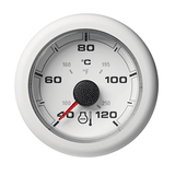 Veratron 52MM (2-1/16") OceanLink Coolant Temperature Gauge - 120&deg;C/250&deg;F - White Dial &amp; Bezel - A2C1065970001