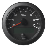 Veratron 3-3/8" (85MM) OceanLink&reg; NMEA 2000&reg; Tachometer - 7000 RPM - Black Dial &amp; Bezel - A2C1065810001