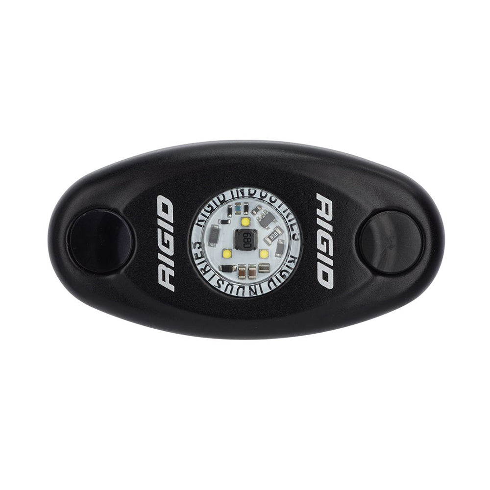 RIGID Industries A-Series Luz LED negra de alta potencia individual - Rojo [480103]