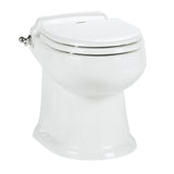 Dometic&trade; MasterFlush 8740 White Electric Macerating Toilet - Raw/Fresh Water - 304874020