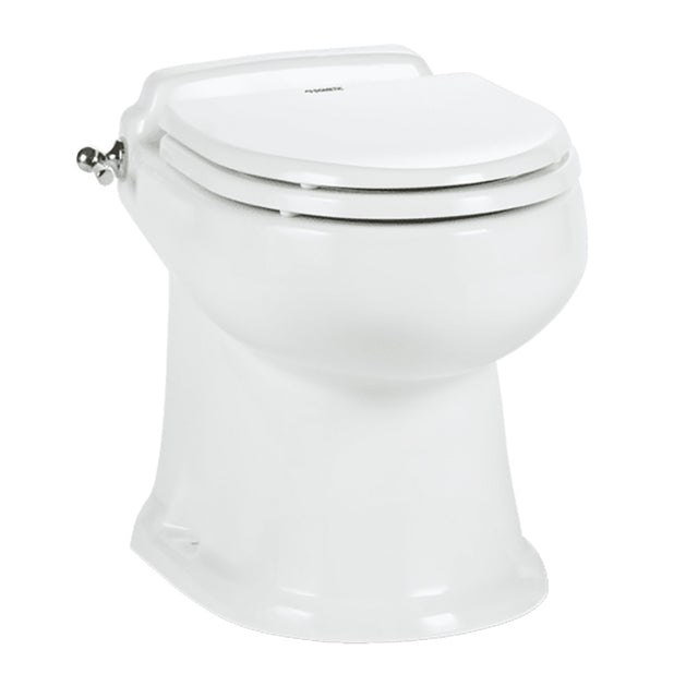 Dometic&trade; MasterFlush 8740 White Electric Macerating Toilet - Raw/Fresh Water - 304874020
