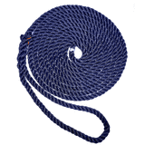 New England Ropes 3/8" Premium 3-Strand Dock Line - Navy Blue - 25' - C6053-12-00025