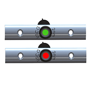 TACO Marine TACO Rub Rail Mounted LED Navigation Light Set - 4" w/Deutsch Plug Port &amp; Starboard - F38-6810B-1