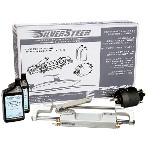 Uflex USA Uflex SilverSteer&trade; Front Mount Outboard Hydraulic Steering System w/ UC130-SVS-1 Cylinder - SILVERSTEERXP1