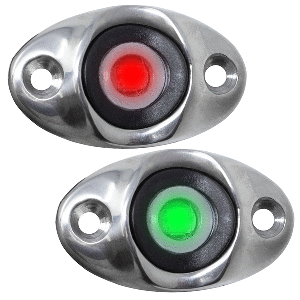 TACO Marine TACO Surface Mount LED Side Navigation Light Set - 1-3/4" - F38-6610D