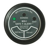 Safe-T-Alert Gas Vapor Alarm UL 2" Instrument Case - Black - MGD-1