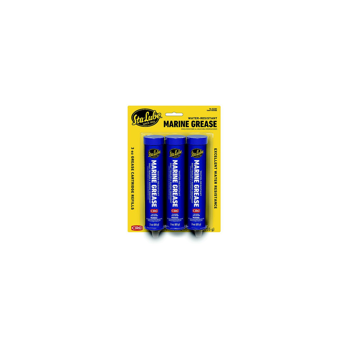 CRC Sta-Lube Multi-Purpose Marine Grease, 3 oz. Cartridge - SL3184 - image 1