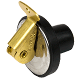 Sea-Dog Brass Baitwell Plug - 1/2" - 520092-1