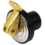Sea-Dog Brass Baitwell Plug - 5/8" - 520093-1