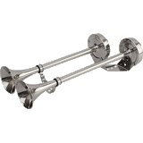 Sea-Dog MaxBlast Stainless Steel Trumpet 12V Horn - Dual - 431520-1