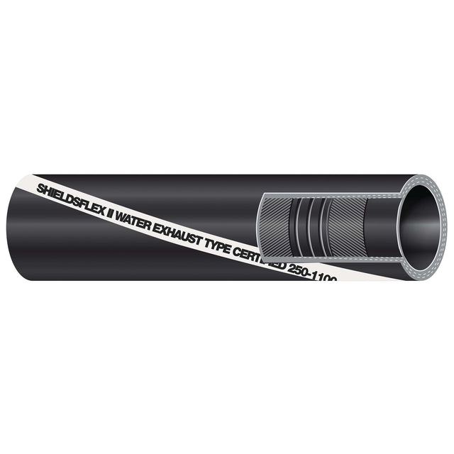 Shieldsflex II Marine Water/Exhaust Hose with Wire - Hardwall (3-1/2” ID) - 16-250-3121 - image 1