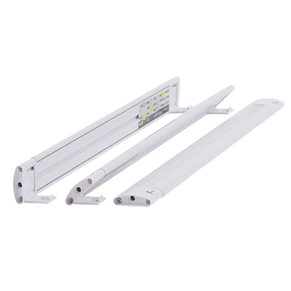 Lunasea Luz LED lineal ajustable de 12" con regulador de intensidad táctil incorporado - Blanco frío [LLB-32KC-01-00]