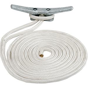 Sea-Dog Double Braided Nylon Dock Line - 5/8" x 30' - White - 302116030WH-1