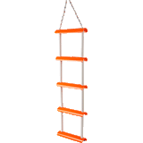 Sea-Dog Folding Ladder - 5 Step - 582501-1