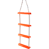 Sea-Dog Folding Ladder - 4 Step - 582502-1