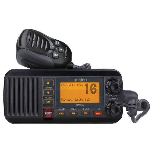 Uniden UM435 VHF Marine Radios (Black) - UM435BK - image 1