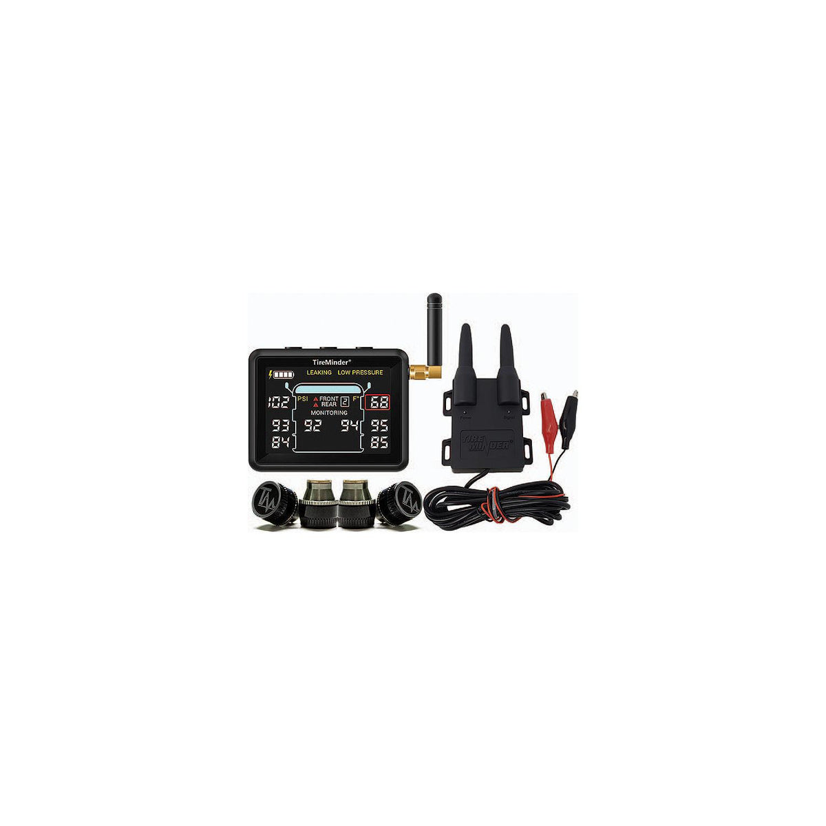 Minder Research Minder TM22141 Tireminder® I10 Tire Pressure Monitoring System + Rhino Booster® w/4 Standard Transmitters - image 1