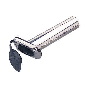 Sea-Dog Stainless Steel Flush Mount Rod Holder w/Cap - 30&deg; - 325175-1