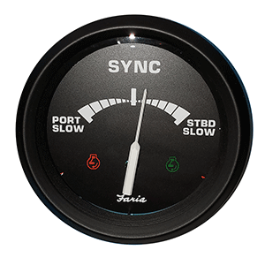 Faria Beede Instruments Faria 4" Gauge Engine Synchronizer f/Dual Engines Gas &amp; Diesel - 32807
