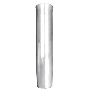 Tigress Weld On Aluminum Flared Rod Holder w/o Blade Mill Finished 10" - 66414