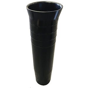 Tigress 10" Flared Vinyl Replacement Insert Liner - Black - 88152-6