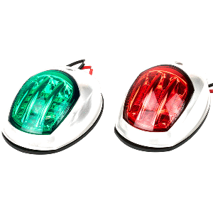 Sea-Dog White LED Navigation Lights - Port &amp; Starboard - 400071-1
