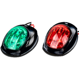Sea-Dog Black LED Navigation Lights - Port &amp; Starboard - 400073-1